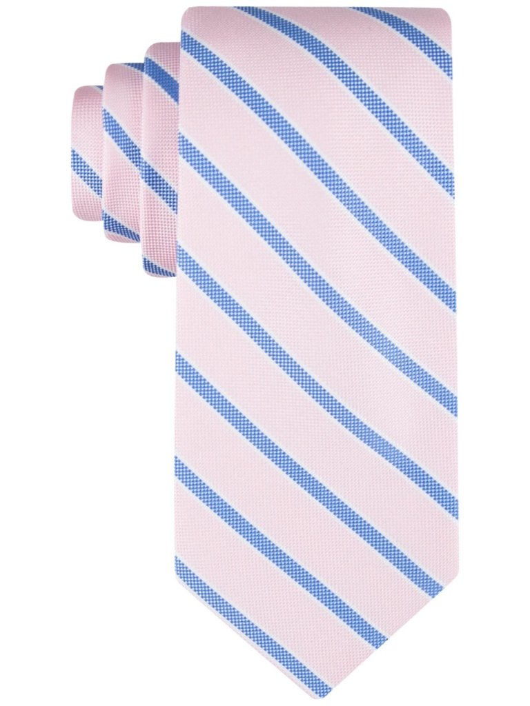 Tommy Hilfiger Men Tie Necktie One Size Pink Striped